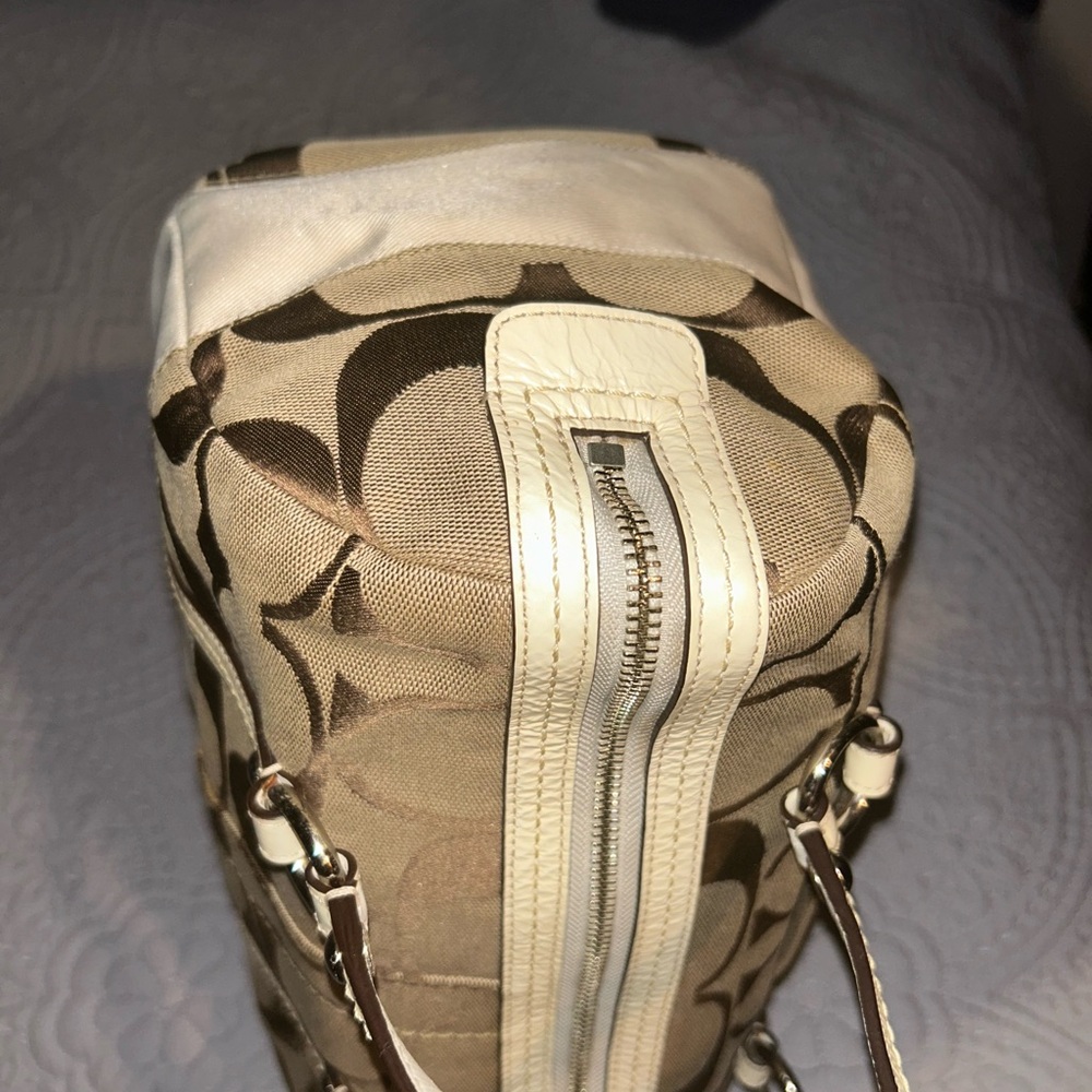 ✨COACH EUC✨Stylish Tan and Brown Women's Bag - Picture 5 of 16